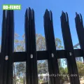 D Type Palisade Fencing Security Palisade Metal Fence